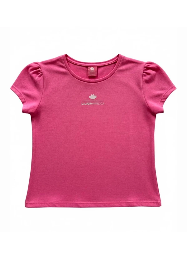 Lilica Ripilica - Blusa Manga Curta Rosa