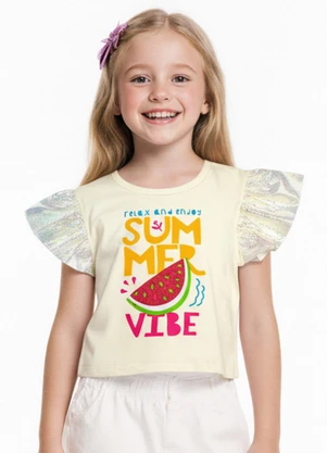 Fakini Kids - Blusa Marfim - FAKINI KIDS