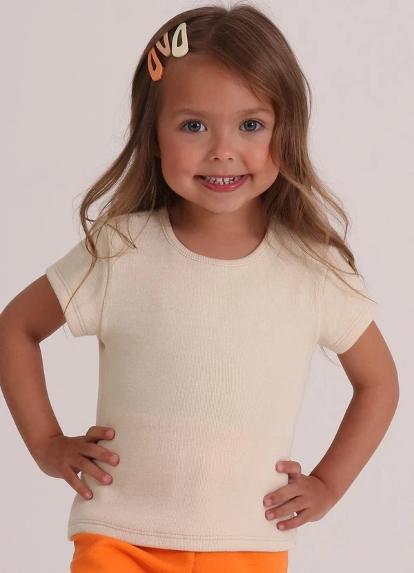 Tink Bink - Blusa Mc Básica Rosa