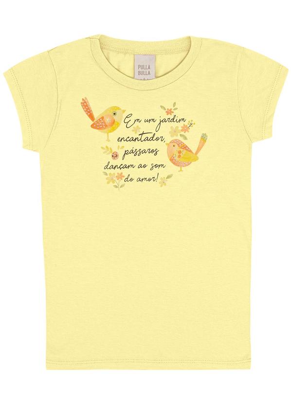 Pulla Bulla - Blusa Meia Malha Amarelo