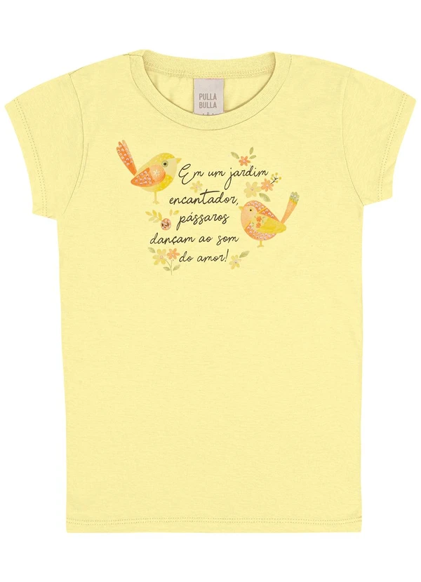 Pulla Bulla - Blusa Meia Malha Amarelo