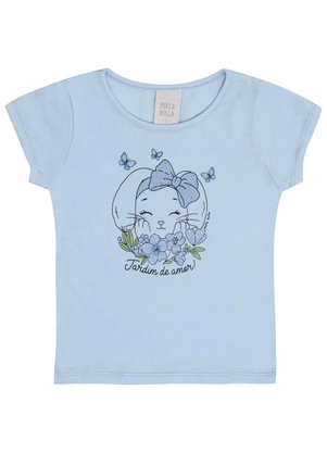 Pulla Bulla - Blusa Meia Malha Azul - PULLA BULLA