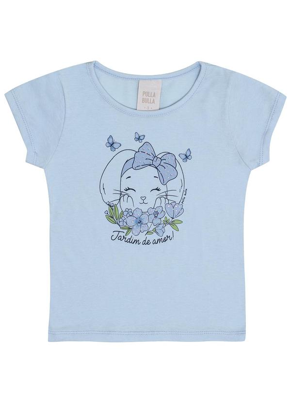 Pulla Bulla - Blusa Meia Malha Azul