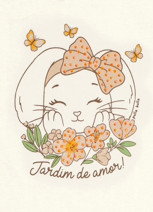 Pulla Bulla - Blusa Meia Malha Bege 4