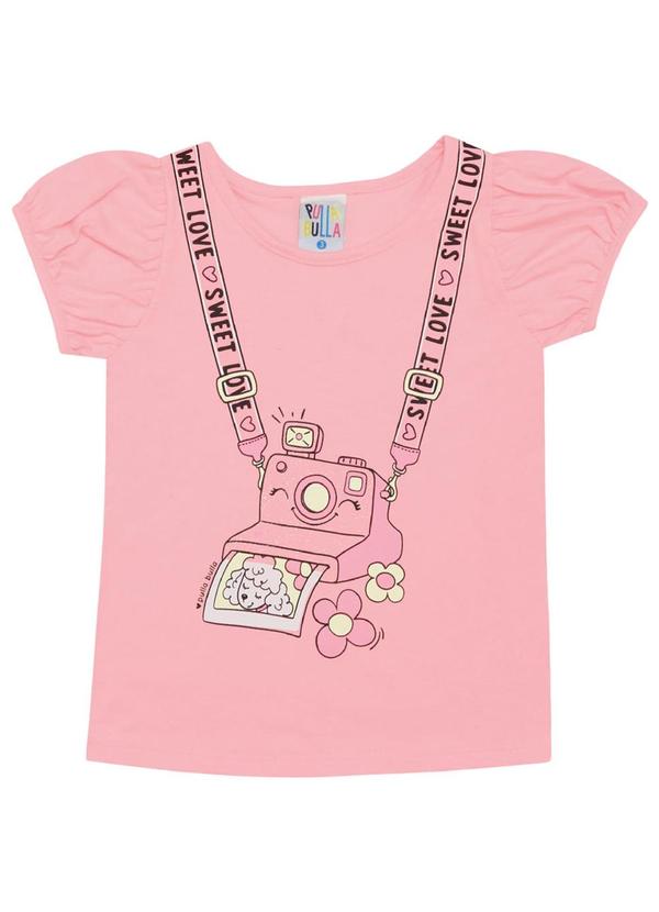 Pulla Bulla - Blusa Meia Malha Menina Rosa