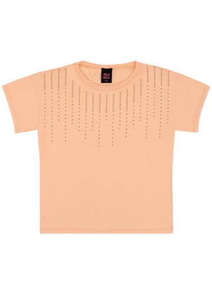 Pulla Bulla - Blusa Meia Malha Laranja - PULLA BULLA