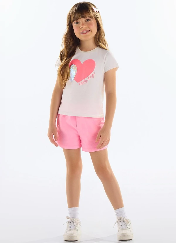 Quimby - Blusa Meia Malha Menina Bege 2