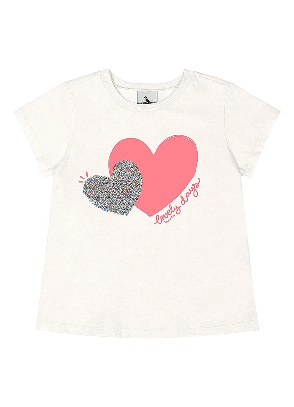 Quimby - Blusa Meia Malha Menina Bege 3