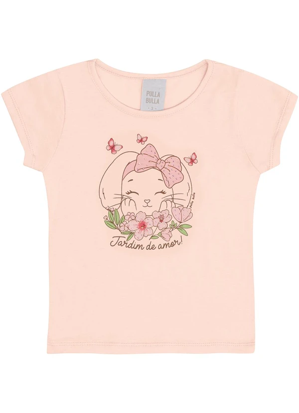 Pulla Bulla - Blusa Meia Malha Rosa