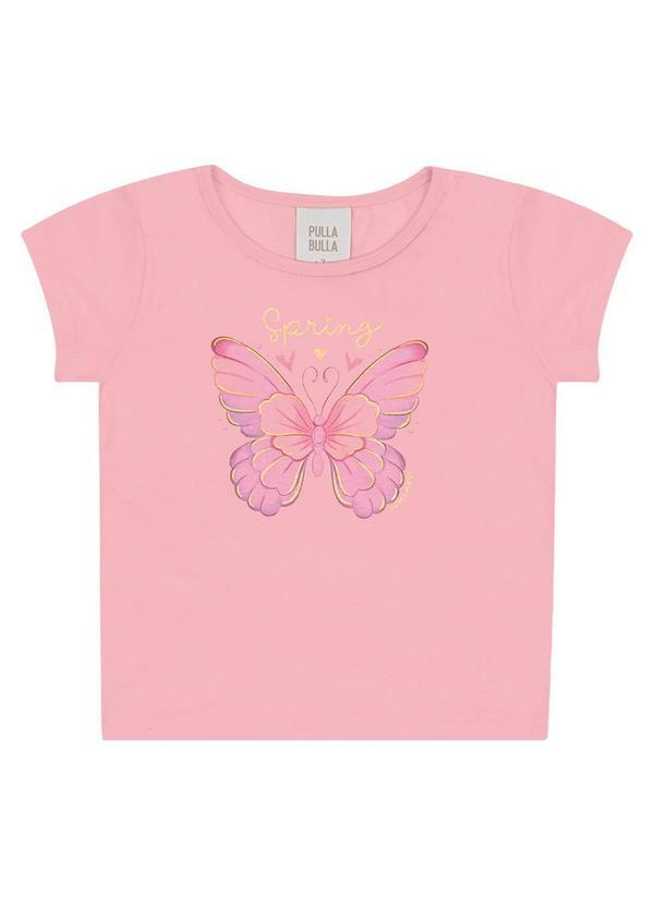 Pulla Bulla - Blusa Meia Malha Rosa