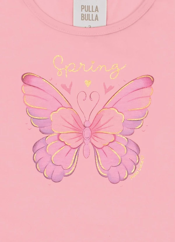 Pulla Bulla - Blusa Meia Malha Rosa 2