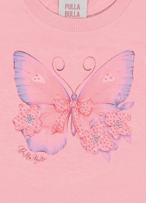 Pulla Bulla - Blusa Meia Malha Rosa 2