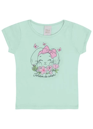 Pulla Bulla - Blusa Meia Malha Verde - PULLA BULLA