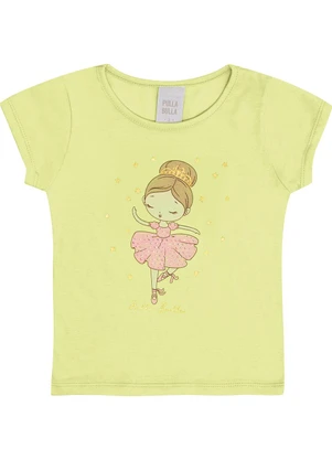 Pulla Bulla - Blusa Meia Malha Verde - PULLA BULLA