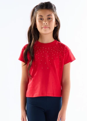 Pulla Bulla - Blusa Meia Malha Vermelho - PULLA BULLA