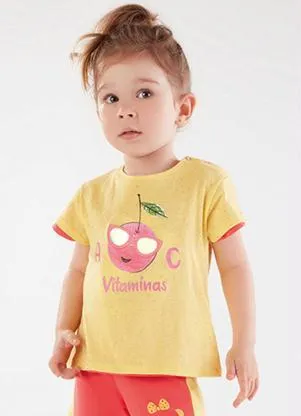 Lilica Ripilica - Blusa Menina Amarela - LILICA RIPILICA