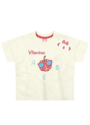 Lilica Ripilica - Blusa Menina Bege - LILICA RIPILICA