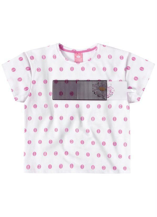 Lilica Ripilica - Blusa Menina Branca