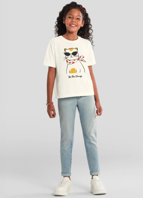 Brandili - Blusa Menina com Estampa de Flor Natural 2