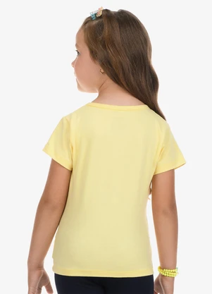Rovi Kids - Blusa Menina em Cotton Leve Amarelo - ROVI KIDS