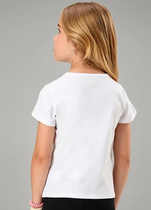Rovi Kids - Blusa Menina em Cotton Leve Branco - ROVI KIDS