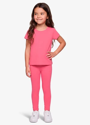 Rovi Kids - Blusa Menina em Cotton Leve Rosa - ROVI KIDS