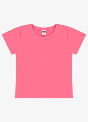 Rovi Kids - Blusa Menina em Cotton Leve Rosa - ROVI KIDS