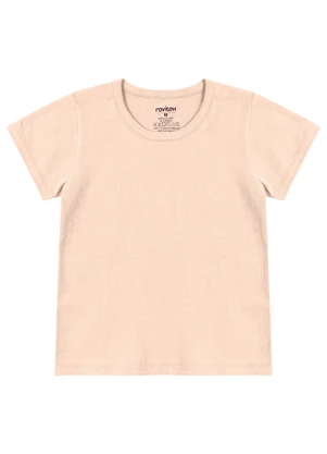 Rovi Kids - Blusa Menina em Cotton Leve Rosa - ROVI KIDS