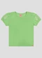 Kely Kety - Blusa Menina em Meia Malha Trabalhada Hive Verde - variação: Verde