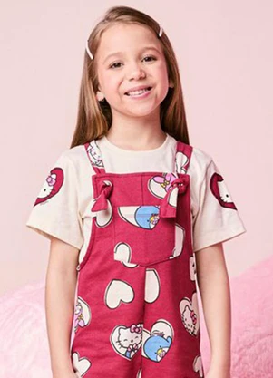Momi - Blusa Menina Infantil com Estampa da Hello Kitty - MOMI