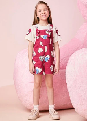 Momi - Blusa Menina Infantil com Estampa da Hello Kitty - MOMI