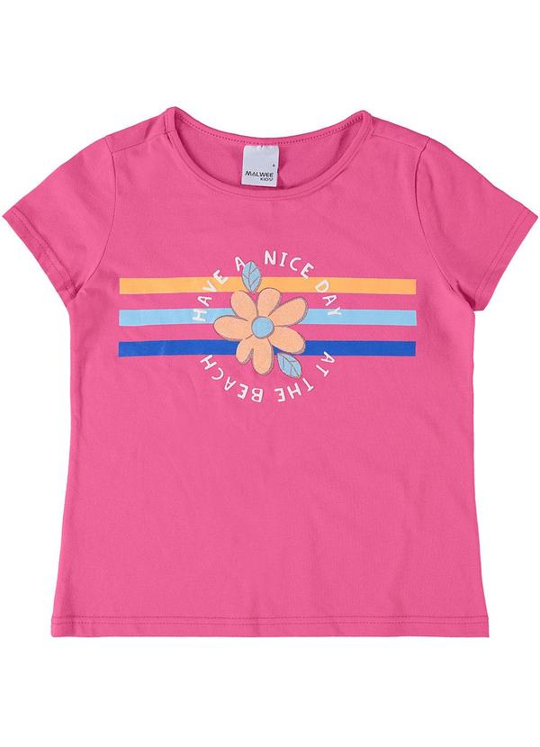 Malwee Kids - Blusa Menina Rosa Escuro