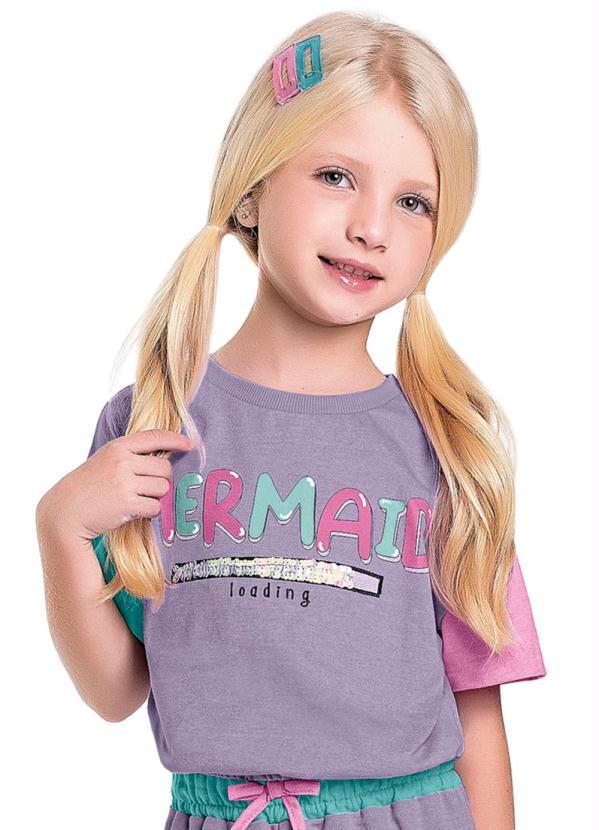 Fakini Kids - Blusa Menina Roxo