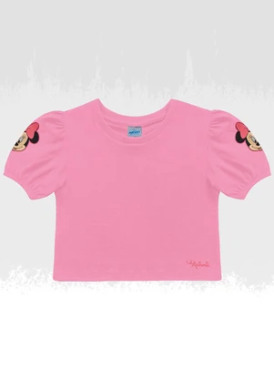 Fakini Kids - Blusa Minnie Mouse Rosa - FAKINI KIDS