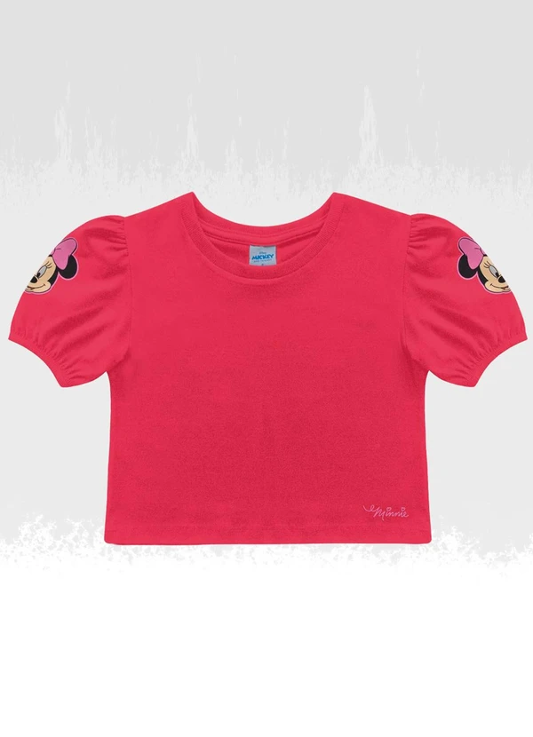 Fakini Kids - Blusa Minnie Mouse Vermelho