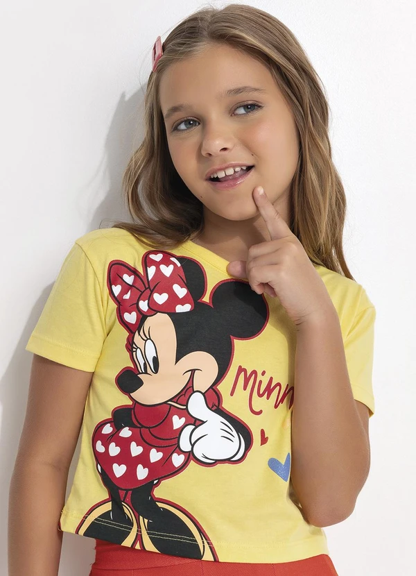 - Blusa Minnie Amarelo