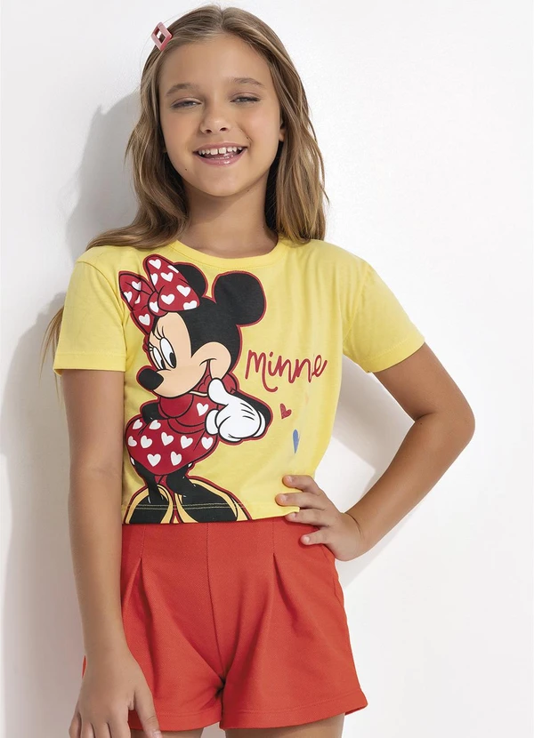 - Blusa Minnie Amarelo 5