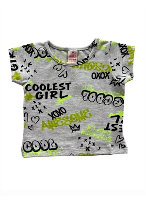 Blusa Mnaga Curta Estampada Marisol (Verde) - MARISOL