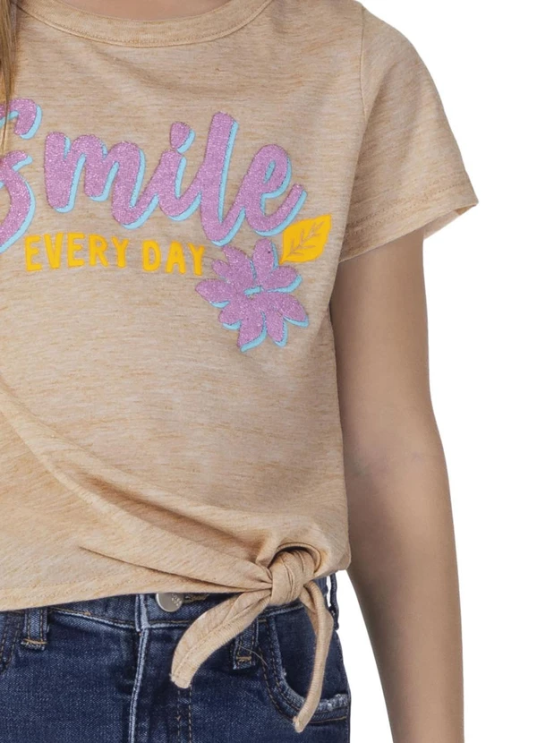 Malwee Kids - Blusa Nude Smile com Amarração 3