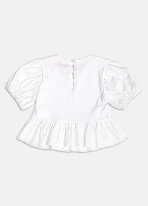 Momi - Blusa Off com Mangas Balonê - MOMI