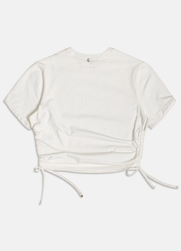 I Am - Blusa Off White com Ajustes Laterais Off White 2