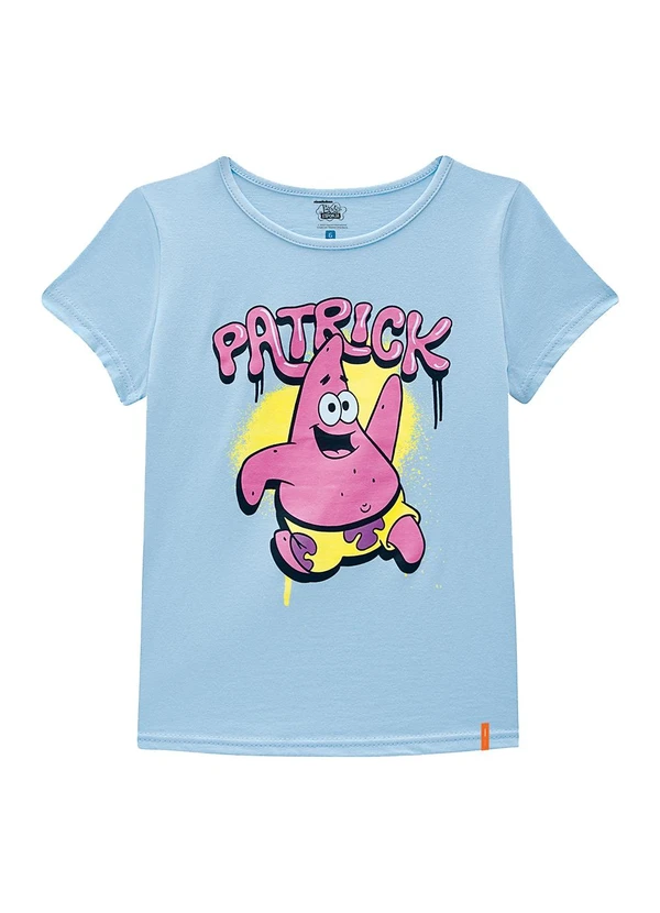 Malwee Kids - Blusa Patrick® em Malha Azul Pastel