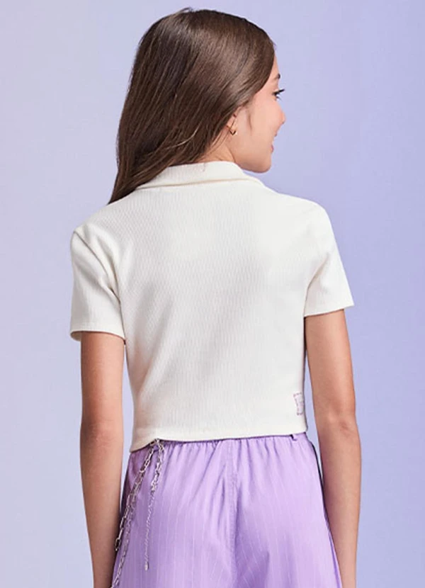 I Am - Blusa Polo Off White do Mickey Off White 2