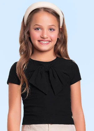 Fakini Kids - Blusa Preto - FAKINI KIDS