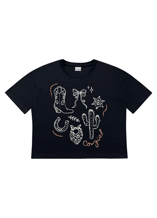 Fakini Kids - Blusa Preto