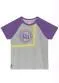 Lilica Ripilica - Blusa Raglan Manga Curta Menina Cinza - variação: Cinza