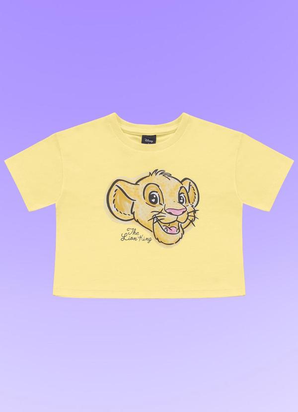 Fakini Kids - Blusa Rei Leao Amarelo