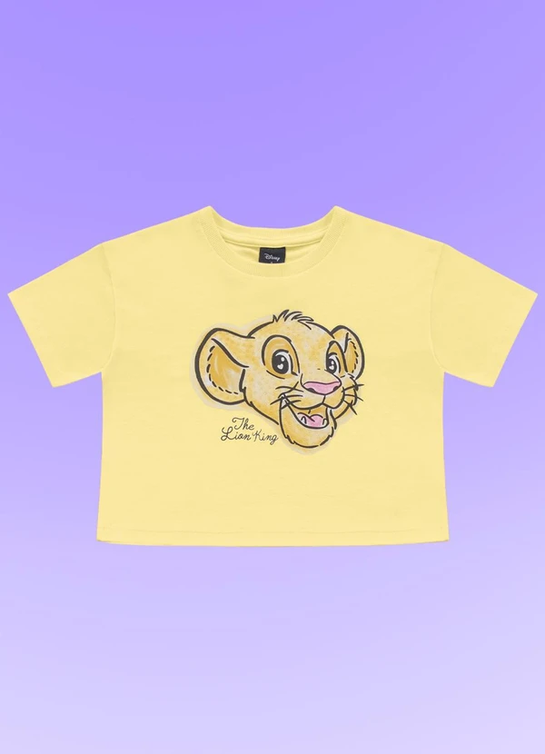 Fakini Kids - Blusa Rei Leao Amarelo