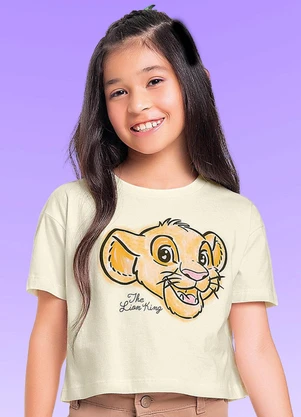 Fakini Kids - Blusa Rei Leao Bege - FAKINI KIDS