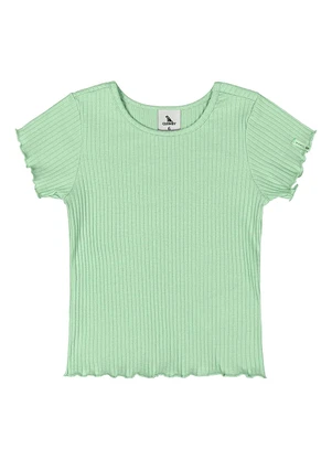 Quimby - Blusa Ribana Canelada Menina Verde - QUIMBY